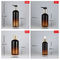 Bouteille 7.4oz 13.5oz de distributeur de shampooing de pompe d'Amber Lotion Shower Conditioner Plastic